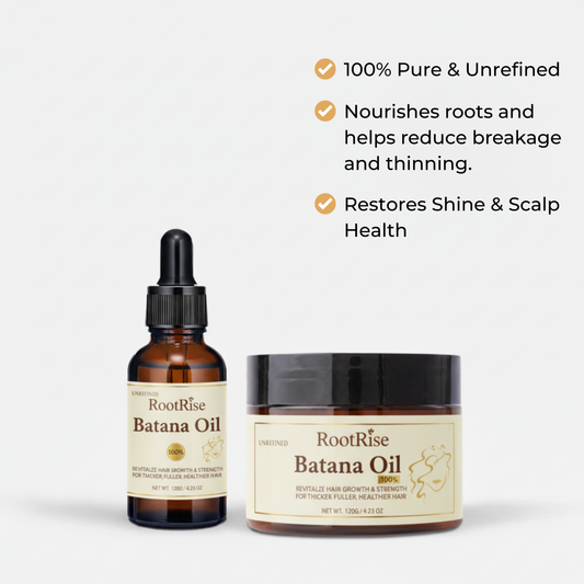 RootRise™ Batana Oil Bundle– Free Liquid Oil Included